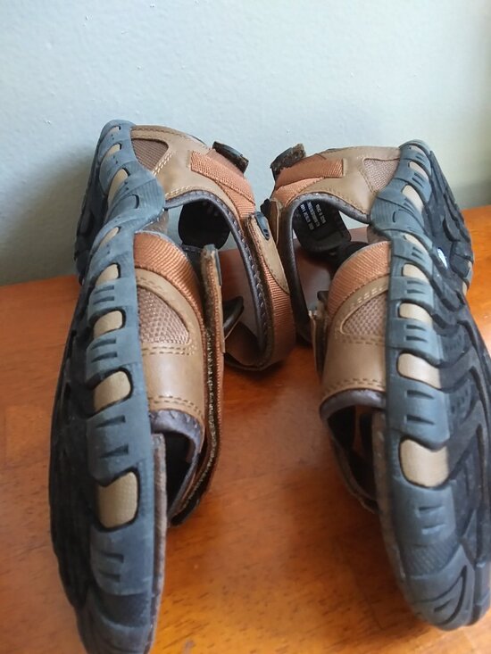 Nunn Bush Rio Bravo Men\'s Brown 3 Strap Sandals/Shoes sz 14 FREE SHIPPING!! main image 9